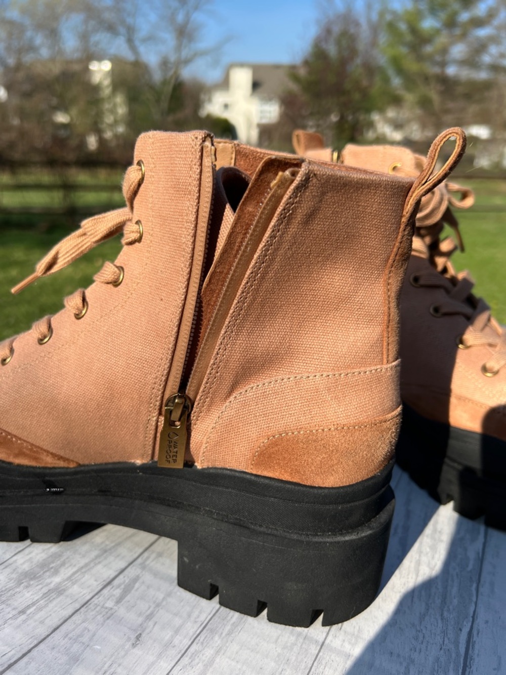 Vionic Mellie Lace-Up Platform Waterproof Boot - Picture 9 of 13